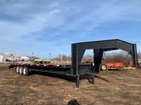 1996 ABU 32ft Triple Axle Flatbed Trailer