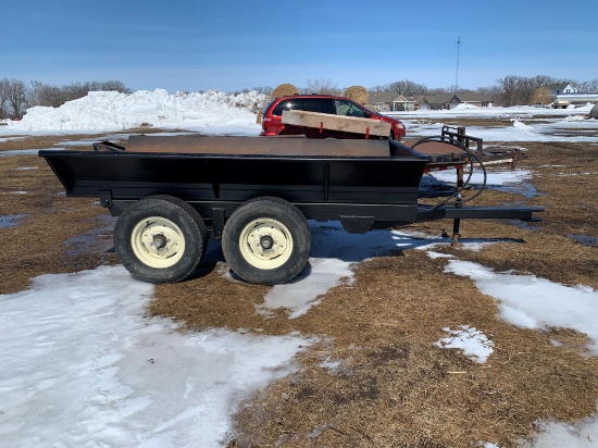 10ft Pierz Fab Built Dump Wagon