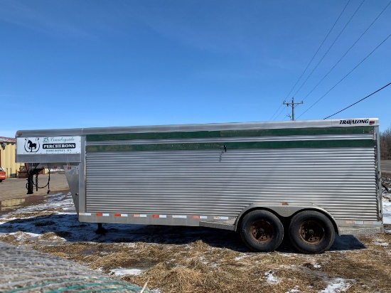 2002 Travelong 20ft Aluminum Stock Trailer