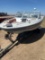 1993 northwoods boat 15ft with trailer