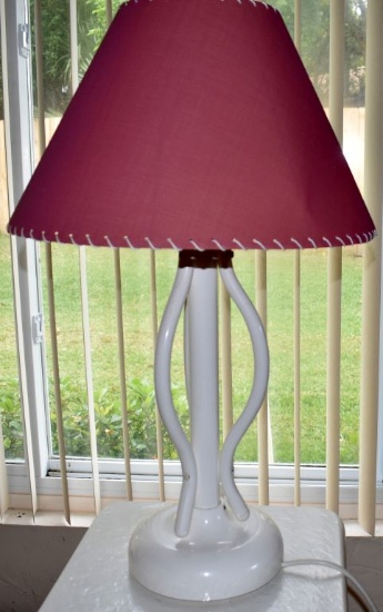 WEATHER RESISTANT POOLSIDE/PATIO TABLE LAMP & TABLE