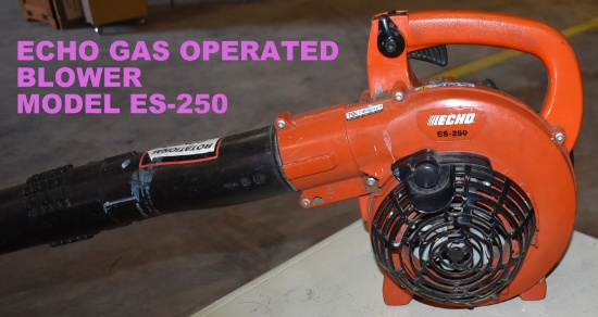 ECHO ES-250 GAS-OPERATED LEAF/LAWN BLOWER, AS IS