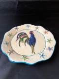 Cindy Shamp Rooster Plates