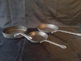 Magnalite GHC set of (3) fry skillets. Top of the line!