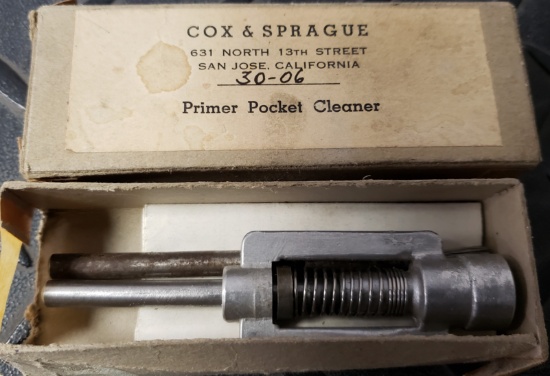 COX & SPRAGUE 30-06 PRIMER POCKET CLEANER