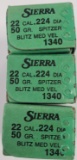 SIERRA #1340 22CAL 50GR 224 SPITZER BULLETS