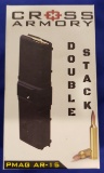 CROSS ARMORY DOUBLE STACK, FITS AR15 P-MAG, NEW