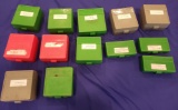 (13) AMMO BOXES, MISC