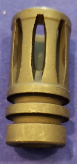 AR15 FLASH HIDER, BIRDCAGE STYLE, 1/2-28