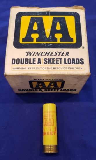 AMMO, 20GA VINTAGE WINCHESTER AA SKEET, FULL BOX