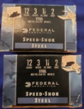 AMMO FEDERAL SPEED SHOK 12 GAUGE SHOTGUN SHELLS, #2 STEEL, 3