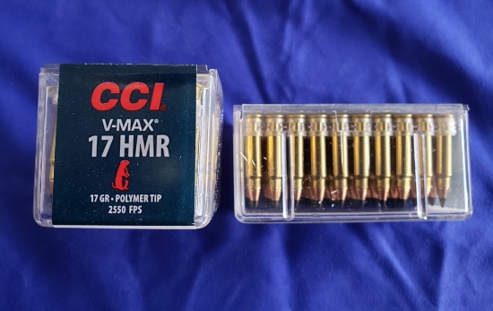 CCI .17 HMR 17GR VMAX POLYMER TIP… 100 RDS