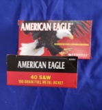 AMERICAN EAGLE .40 S&W 180GR FMJ… 100 RDS