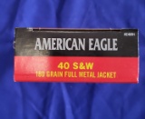 AMERICAN EAGLE .40 S&W 180GR FMJ… 50 RDS