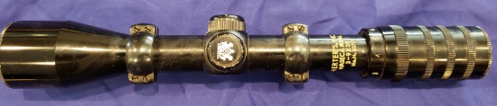 HERTER'S RIFLE SCOPE 3-9X38MM OPTIC IS CLEAR