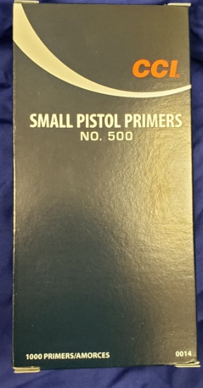 CSI Small Pistol Primers NO. 500 1000 Count (SEALED)