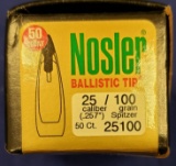 Nosler Bullet 25 Cal 100 Grain (SEALED)