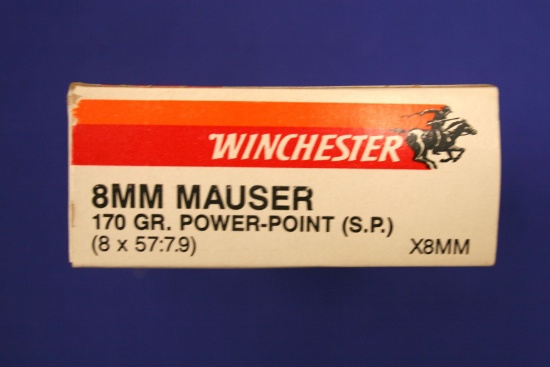 Winchester 8mm Mauser ammo