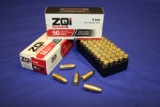ZQI 9mm Luger NATO Ammo 100 Rds 124 gr FMJ Brass Cased