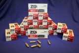 ZQI 9mm Luger NATO Ammo 1000 Rds 124 gr FMJ Brass Cased