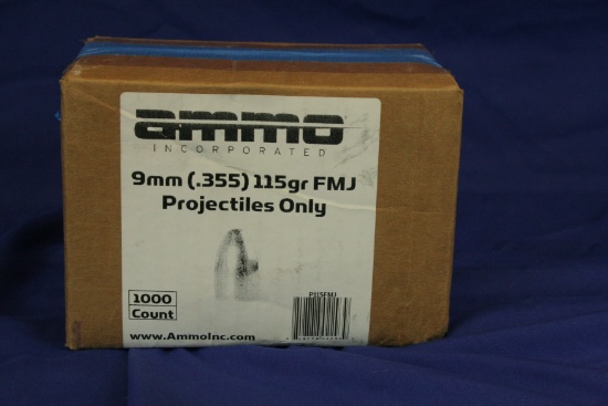Ammo Incorporated 9mm Bullets