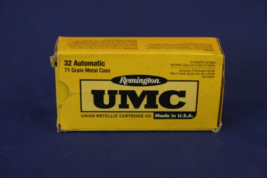 Ammo Remington Umc .32 Automatic