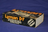 Lyman D-7 Precision Reloading Scale