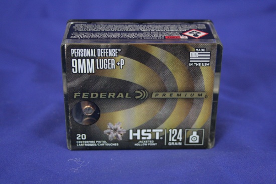 Federal Premium 9mm +P Ammo