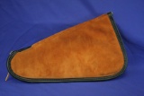 Suede Leather Large Pistol Soft Case