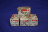 Four Boxes of Wolf Military 7.62x39 Ammo