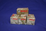 Four Boxes of Wolf Military 7.62x39 Ammo