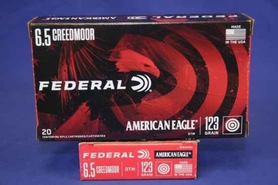 Federal 6.5 Creedmoor Ammo (2 boxes)