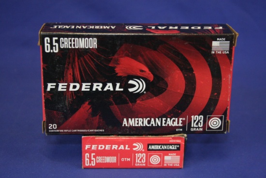 Federal 6.5 Creedmoor Ammo (2 boxes)