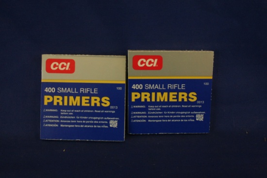 CCI Small Rifle Primers (2 boxes)