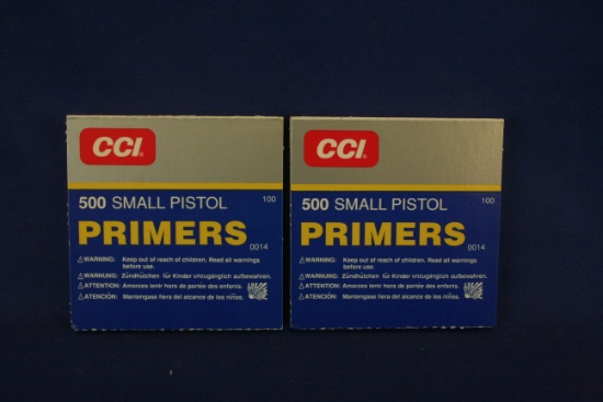 CCI Small Pistol Primers (2 boxes)
