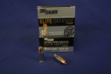 Sig Sauer Elite Defense 9mm Luger Ammo (2 boxes)