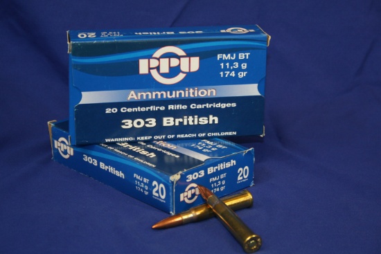 PPU 303 British Ammo - 2 Boxes