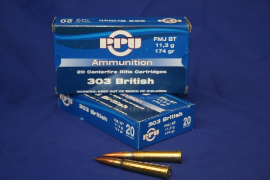 PPU 303 British Ammo - 2 Boxes