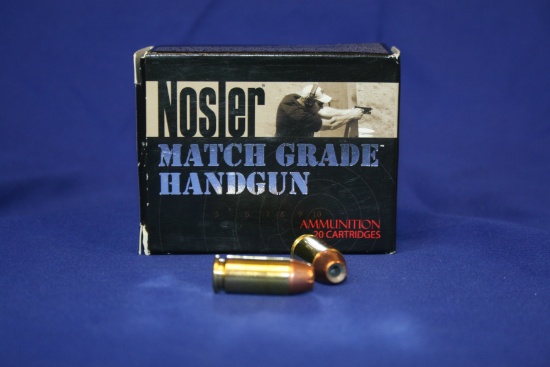 Nosler Match 40 S&W Ammo - 1 Box