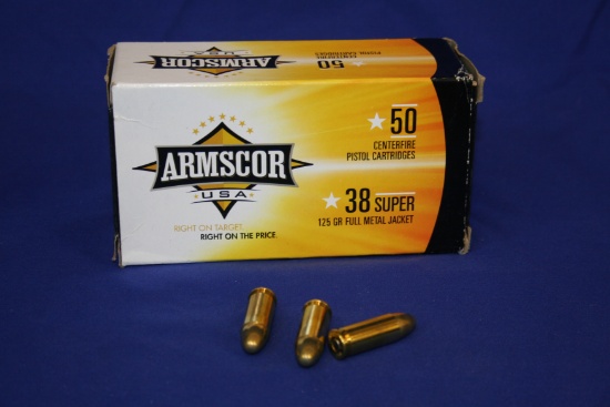 Armscor 38 Super Ammo - 1 box