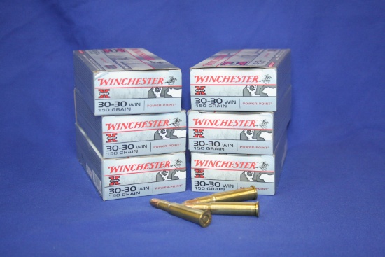 Winchester 30-30 Ammo - 6 Boxes