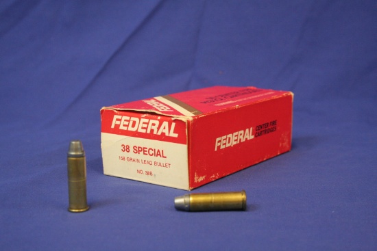 Federal 38 Spl Ammo (1 Box)