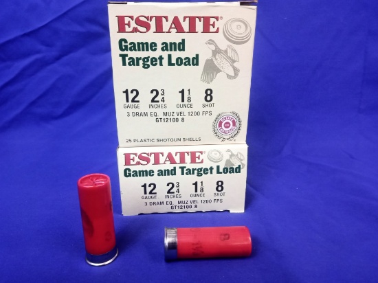 Estate Game and Target 12GA Ammo (2 Boxes)