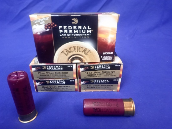 Federal Premium 12 GA Ammo (5 Boxes)
