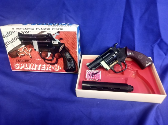 Champion Splinter.8 No. 10 Toy Gun (Includes Suppressor and 29 Bullets) Cal: 34 Blank