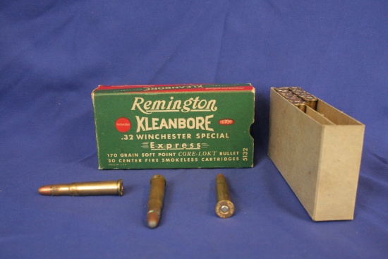 Remington Kleanbore.32 Win Special Express Ammo