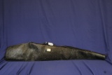 Kolpin Black Floral-Design Leather Gun Case