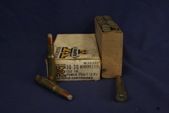 Winchester Super-X 30-30 Cal. Ammo