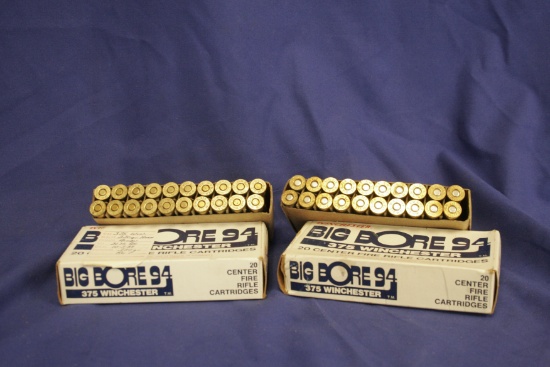 Winchester Big Bore 94 375 Win ammo (2 Boxes)