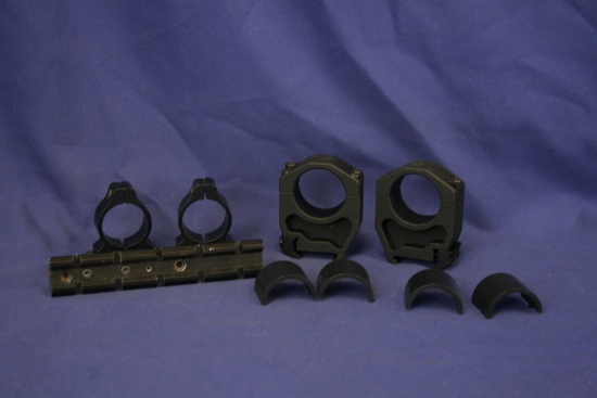 Scope rings and Weaver top mount base. 1" Vortex scope rings w/shims.